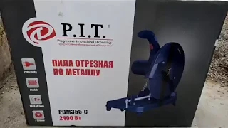 монтажная пила торцовка p.i.t pcm 355-c обзор