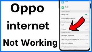 Oppo Mobile Internet Not Working | Oppo Me Net Nahi Chal Raha Hai