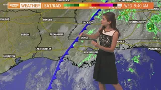 New Orleans weather forecast; A gray and gloomy Wednesday ahead of a cold front