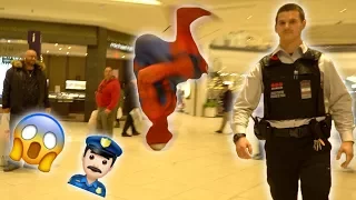 Spiderman Does Parkour In Real Life In Public! (KICKED OUT, reactions)