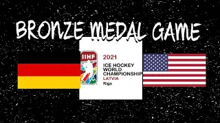 Highlights: USA vs GERMANY Bronze Medal Game | 2021 #IIHFWORLDS