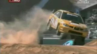 Colin McRae - 2006 X Games 2nd place. Subaru Crash/Roll  - Travis Pastrana