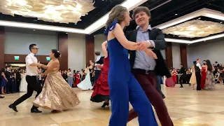 Cross Step Waltz Contest (View from the floor) – Stanford Viennese Ball 2023