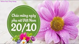 #Shorts Thiệp Chúc Mừng Ngày Phụ nữ Việt Nam 20/10 cực đẹp | Happy Vietnamese Women's Day |