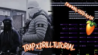 [FREE FLP] Trap x Drill Tutorial With Hard Drums🚀🔥