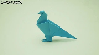 How to make a dove out of paper - Origami dove paper