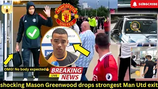 BIG SURPRISE!🔥FINALLY, ✅CONFIRMED!💯MAN UTD FANS SHOCKED AS GREENWOOD DROPS STRONGEST EXIT HINT YET