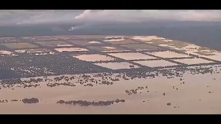 Зруйнована Каховська ГЕС і затоплені села 8.06.23