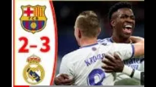 Barcelona Vs Real Madrid 2-3 - Super Cup Highlights & Goals 2022 -HD