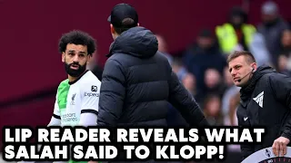 WOW! Lip reader reveals what Mohamed Salah said to Jurgen Klopp!