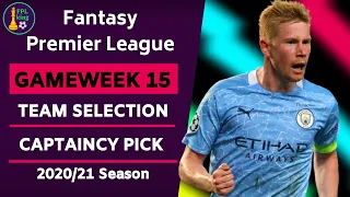 FPL GW15 - Team Selection & Transfer Plans! Salah Captain? FPL TIPS 20/21  #FPL #PremierLeague