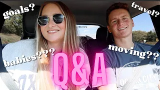 ANSWERING YOUR QUESTIONS..... babies? moving? travel? | Q&A WITH MY HUSBAND