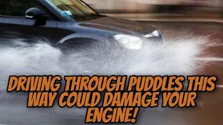 I drove through a mud puddle and my car stopped. What you can do if this happens.