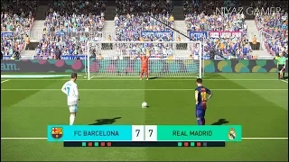 FC BARCELONA vs REAL MADRID | Penalty Shootout | El Clasico | PES 2018 Gameplay PC