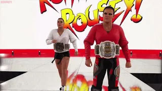 Ronda Rousey & Shayna Baszler Entrance (Ryu & Ken) - WWE 2K23 (PS5)