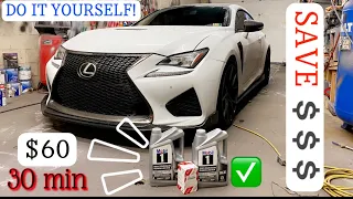 HOW TO CHANGE YOUR OIL (SAVE  $$$ MONEY) LEXUS RCF