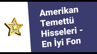 Amerikan Temettü Hisseleri - En İyi Fonlar