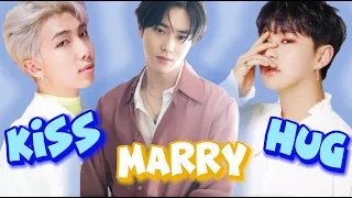 Kiss, Marry, Hug - K-Pop Male Idols Version (VERY HARD)