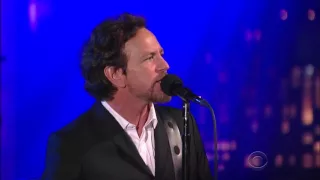 Eddie Vedder Better Man Letterman 2015 05 18