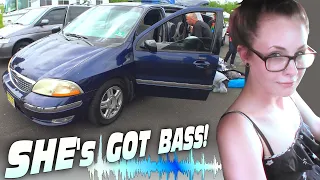 Decked Out "MOM VAN" Subwoofer Install + Girlfriend / Boyfriend CAR AUDIO Build & Loud BASS DEMO!!!