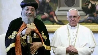 Papa Francesco riceve il capo della Chiesta copta egiziana