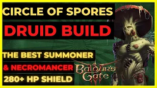 BG3 - CIRCLE OF SPORES Druid BUILD: The BEST SUMMONER/NECROMANCER - TACTICIAN READY