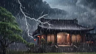 Rain & Thunder Sound Therapy For Insomnia and Stress, Dispel Fatigue & Cure Stress