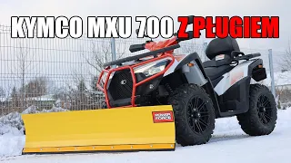 Pług do quada Kymco MXU 700? Sprawdzi się znakomicie.