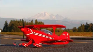 FMS PITTS 1400mm V2 Short Evening Dusk Flight!