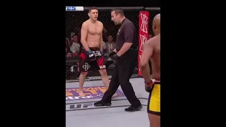 Nick Diaz taunting Anderson Silva at ufc 183