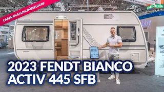 NEU: 2023 Fendt Bianco Activ 445 SFB! | Caravan Salon Düsseldorf 2022 × Camperland Bong