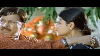 Vishnuvardhan Ties Mangalya to Heroine On Her Grandmma Death | Jyeshta Movie Best Scene