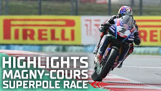 SUPERPOLE RACE HIGHLIGHTS: Contact between Razgatlioglu and Bautista 💥 | 2022 French Round