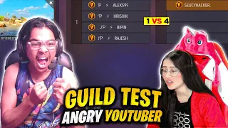 GUILD TEST PRANK ON CUTE V BADGE GIRL 😱🔥 SHE CALL ME HACKER😭