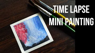 Easy mini painting | Time Lapse