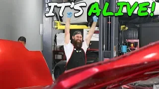 MICKEY'S MAZDA FD RX-7 FIRST START UP! ***NOT CLICKBAIT***