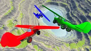 BeamNG.drive - Flying Car Planes Jumps, Crashes, Stunts, Explosions, Fails