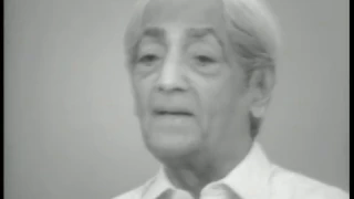 J. Krishnamurti - Brockwood Park 1977 - Public Talk 3 - What is at the very root of sorrow?