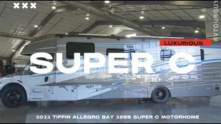 Tiffins FIRST Super C motorhome!! 2023 Tiffin Allegro Bay 38BB