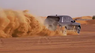 2021 Rolls Royce Cullinan in the Desert   Off Road in Luxury SUV