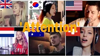 Who sang it better?| Charlie puth's 'Attention'| (USA vs Australia vs Netherland vs UK)