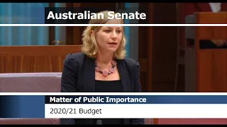 Senate Matters of Public Importance - 2020/21 Budget