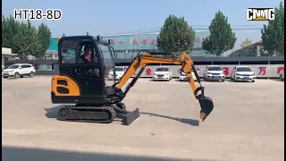 Chinese Mini Excavator  CNMG HT18-8D-1-A Phone/Wechat/Whatsapp : +86 18678787587