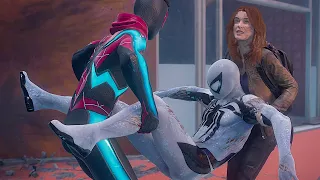 All Spider-Man Saved from Death Cutscenes - Spider-Man 1, 2, Miles Morales