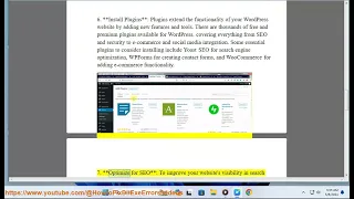 Wordpress create website 101: developing a wordpress website​?