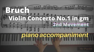 Bruch - Violin Concerto No.1 in Gm, 2nd Mov: Piano Accompaniment