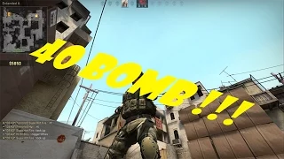 CS:GO - DROPPING A 40 BOMB! (CS:GO Funny Moments)