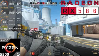 RX 580 8GB + Ryzen 5 5500 : Counter Strike 2