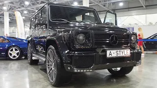 2016 Mercedes-Benz G-class Tuning by A-Style, monoblock R22 Platinum edition