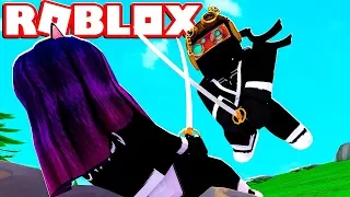 SFIDO I MIEI AMICI A COMBATTERE CON LE SPADE DI ROBLOX!!!